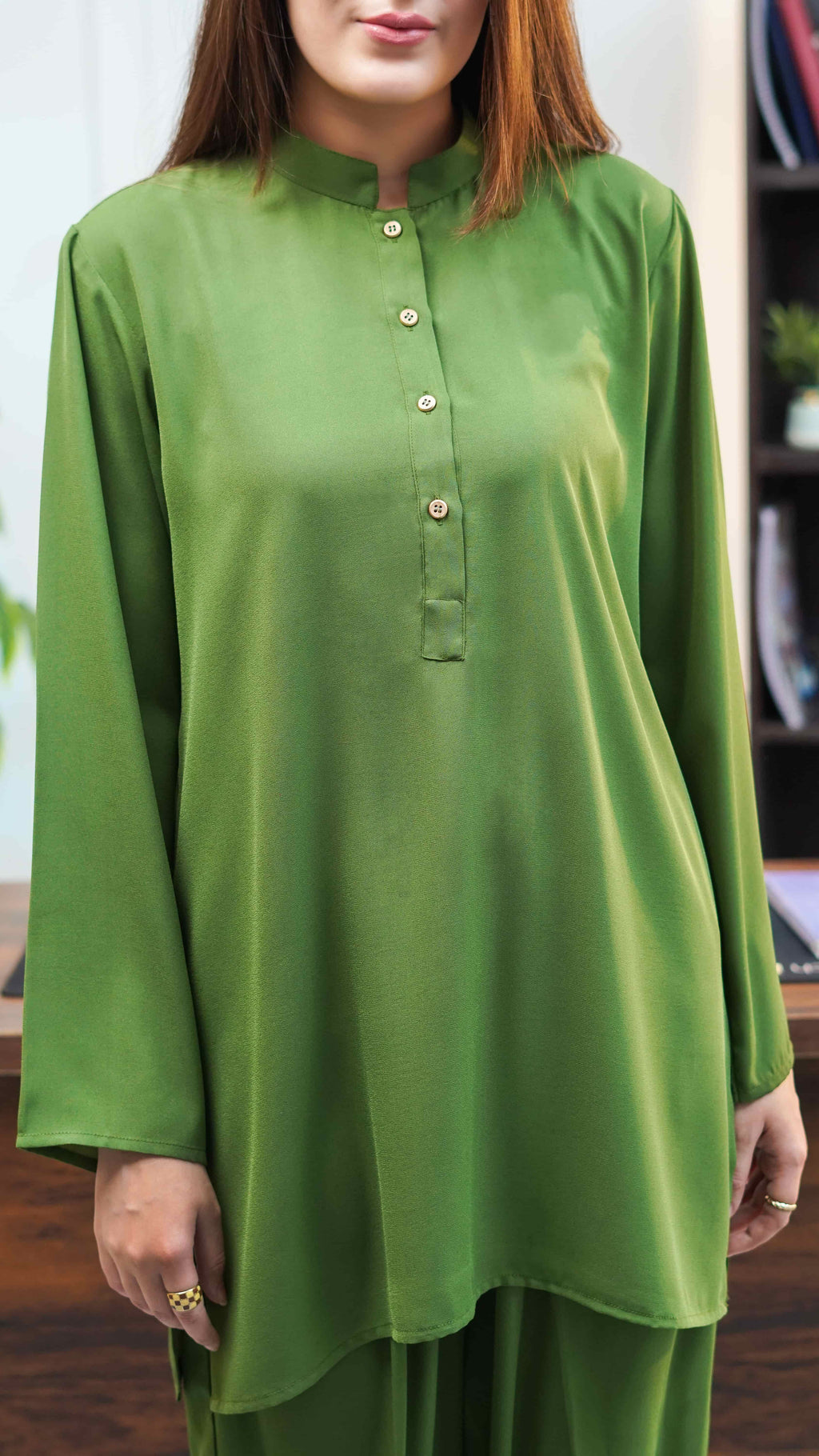 Stitched Emerald Co-Ord 2 Piece