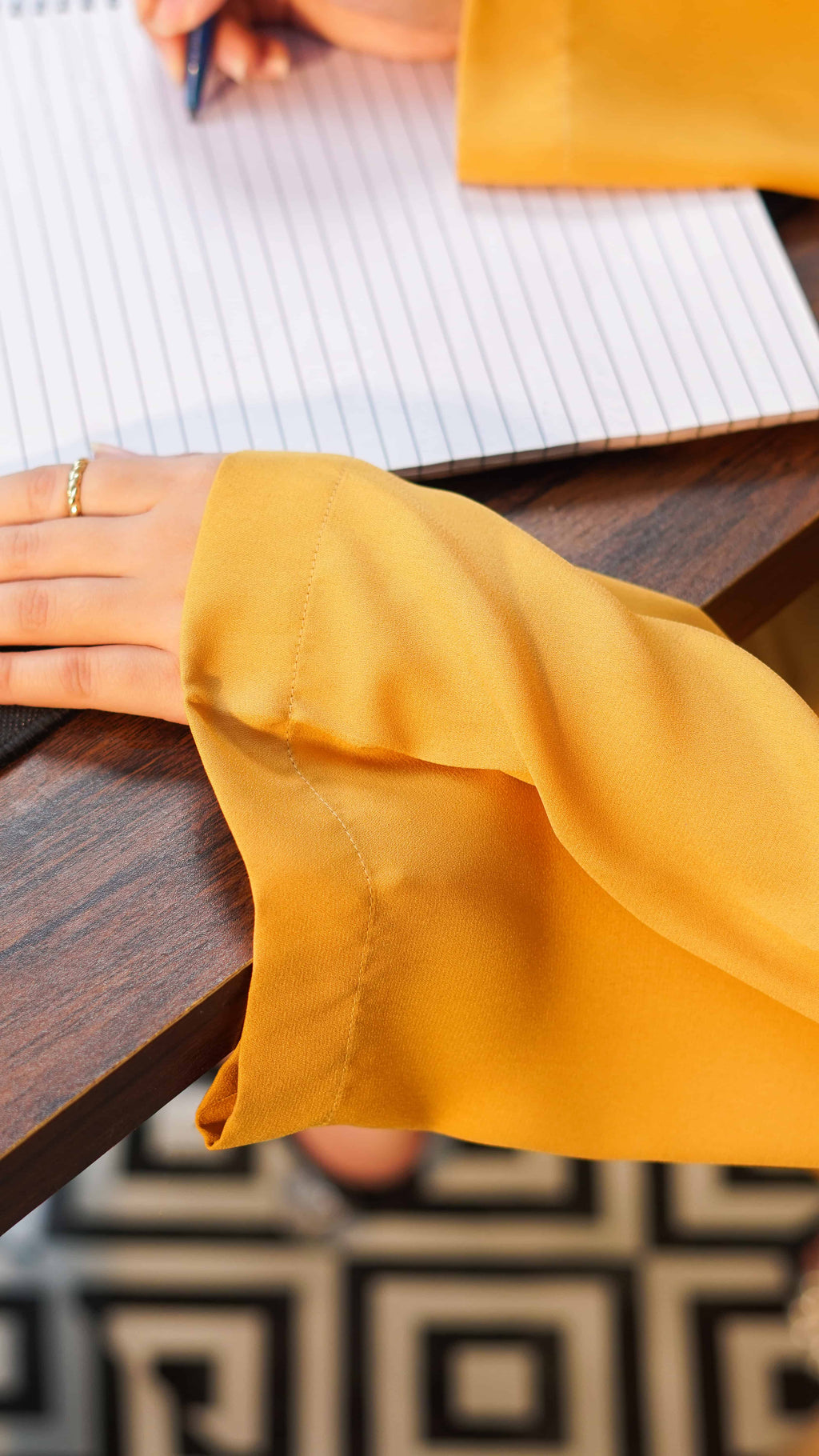 Stitched Amber Co-Ord 2-Piece Set