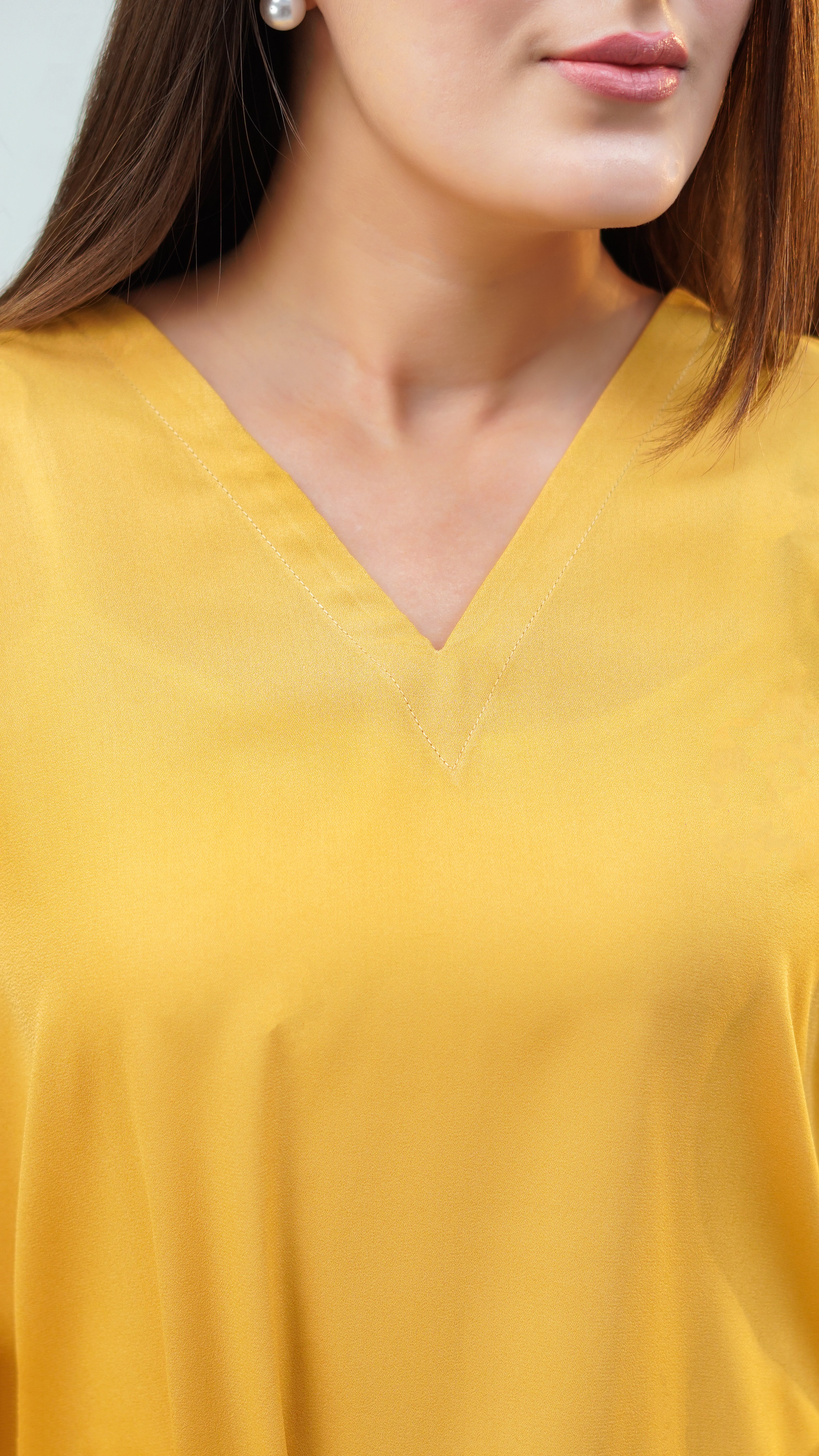 The Amber Glow Georgette Co-ord Set