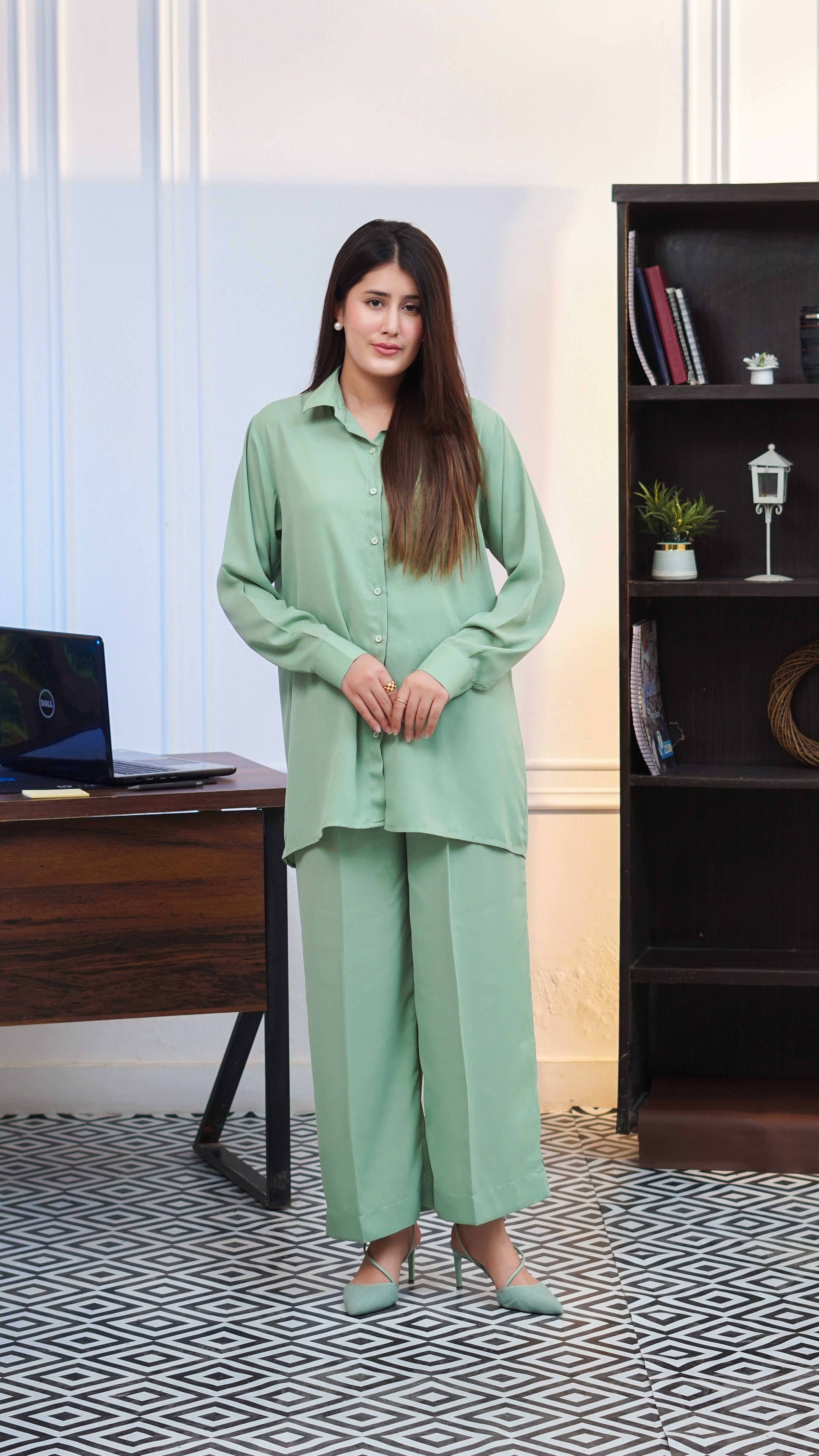 The Pistachio Power Tailored Co-ord Set