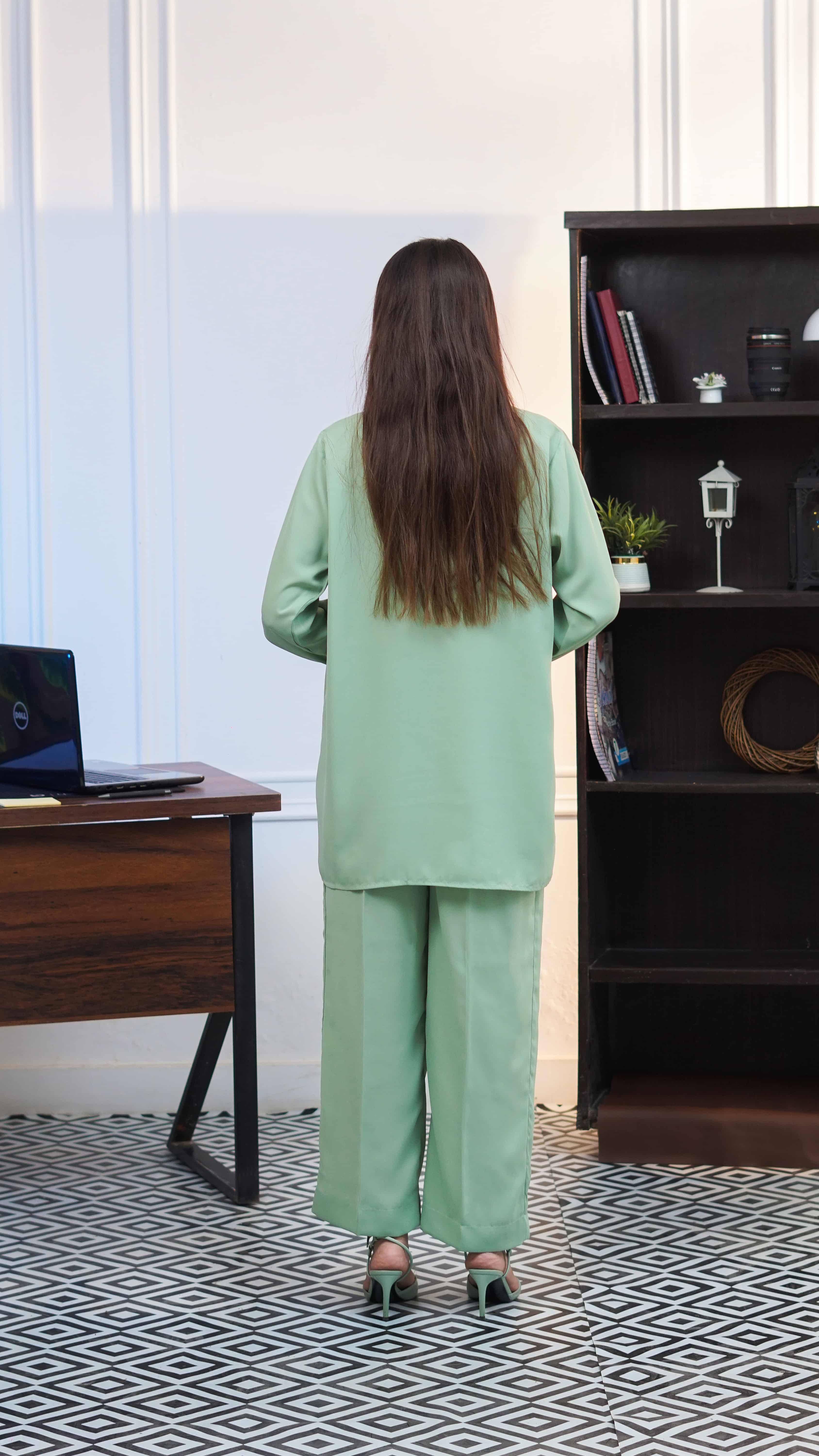 Stitched Pistachio Co-Ord 2 Piece