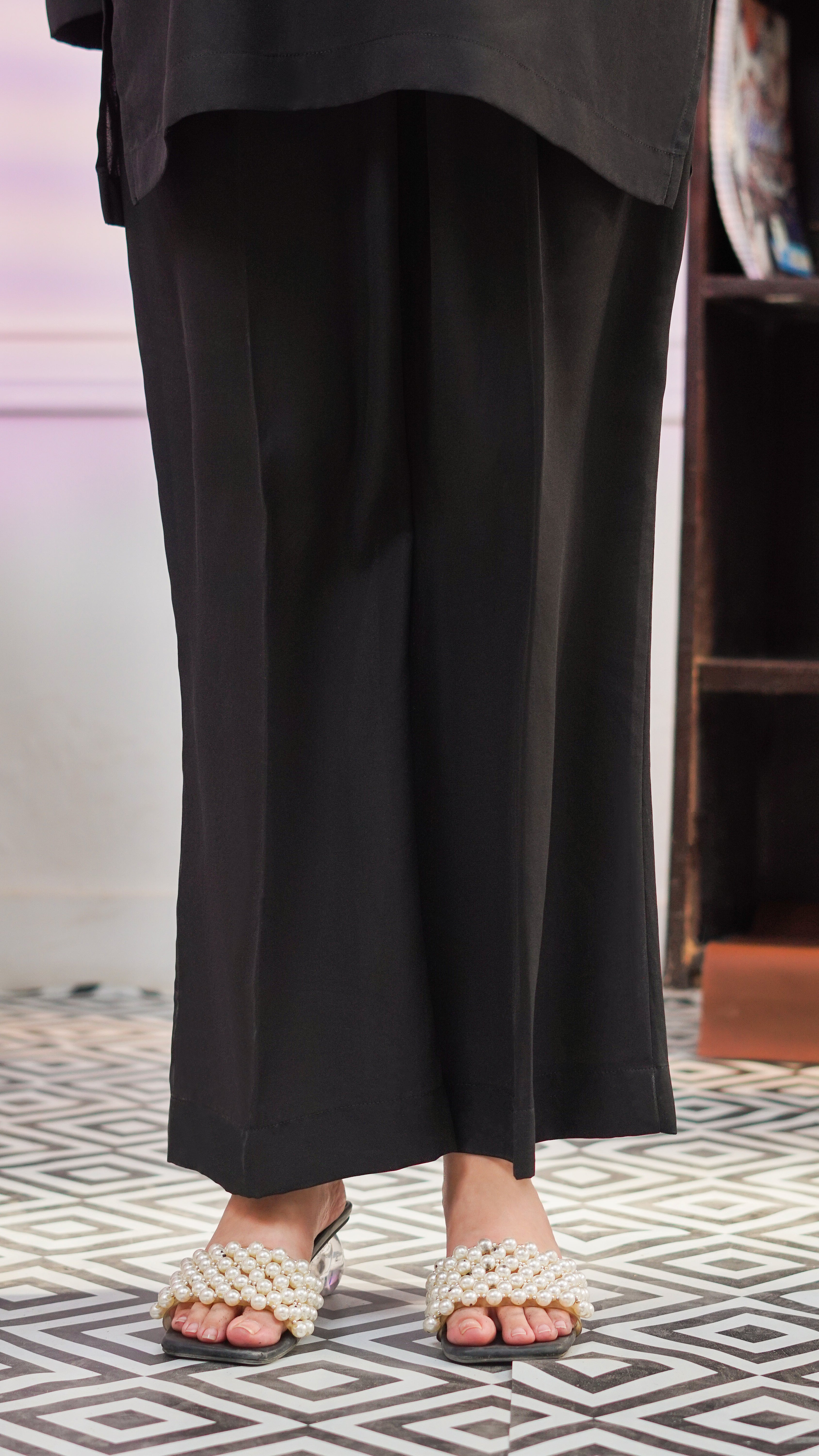 The Noir Essential Georgette Co-ord Set