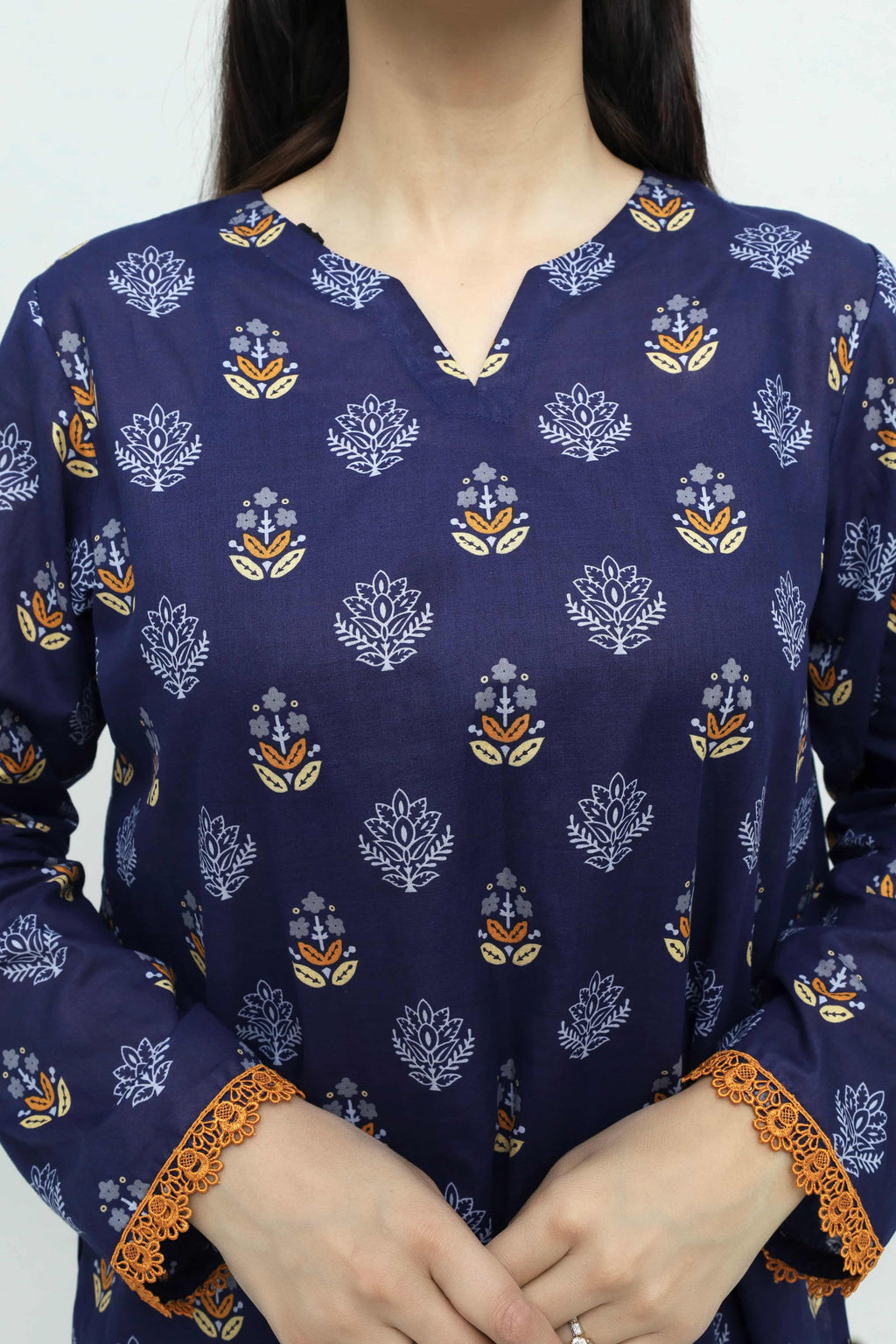 Midnight Bloom Lawn Co-Ord Set